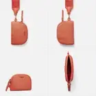 MIMCO Mercy Wrist Strap Coin Purse Wallet Leather Polyester Mandarin NWT