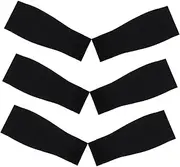 OSOLADY 3 Pairs Sports Knee Pads Compression Sleeves for Women Calf Leg Sleeves for Men Footless Compression Socks Women Magalife Leg and Knee Bandages Black