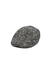 Herringbone hat 58 black