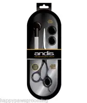 ANDIS STAINLESS STEEL 6 1/4"PET GROOMING BLUNT/SAFETY TIP Straight SHEAR Scissor