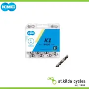 KMC Chain - 1/2 X 1/8X112 Links - Single Speed Freestyle K1 Wide - Silver/Black