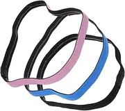 [Sosoport] 3pcs Elastic Sports Headbands for Women Men Nonslip Sweat Absorbing Workout Bands Stretchy Moisture Wicking Headbands for Soccer Volleyball Fitness Activities