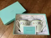 Tiffany Co. Morning Glory Pair Mug With Box