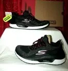NEW SKECHERS SZ 5.5 ULTRA GO RUN STEADY SWIFT BLACK/HOT PINK RUNNING SNEAKERS