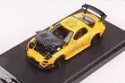 BSC 1/64 Scale Mazda RX-7 FD3S Yellow/Black1 Diecast Car Model Toy Gift NIB