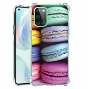 (Macaroons)ShockProof Rugged TPU phone case cover(Clear)for Oneplus Nord N10 5G