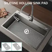 Silicone Sink Mat Nonslip Sink Mat Grid Silicone Sink Protector Kitchen qixVv