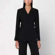 [Loewe] Black jacket with Anagram Pebble button 38 FR Black