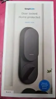 Black SimpliSafe Smart Door Lock with PIN Keypad - Never Installed