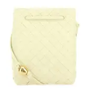 Bottega Veneta Braided Bucket Bag One size Ice cream color
