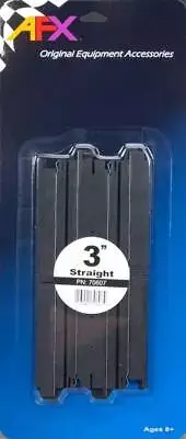 AFX 70607 3" Straight Track (2) HO Scale Slot Car