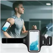 For Samsung S23 S22 S21 Ultra Case Exercise Workout Arm Band Sleeve + Key Pocket