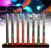 Led Audio Spectrum Analyzer, Music Sync Spectrum Light, Sound Pickup Spectrum Lamp with 6 Kinds of Dynamic Lights, Audio Interface, High Sensitivity, for Car, Party, Bedroom, Home