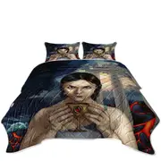Beautiful Maiden the Fall of Atlantis Mythical City Coverlet