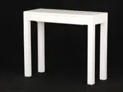 CT Amsterdam 1 Drawer Solid Timber Sofa Table - White