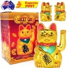 Lucky Fortunes Cat Gold with Waving Arm Battery Operateds Restaurant Decoration