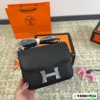 在飛比找Yahoo!奇摩拍賣優惠-【二手包包】（）（絲巾小馬掛件）Hermes，康康包銀扣牛皮