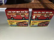 1978 Matchbox Superfast #17 "1953-1978" London Buses In Boxes