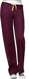 [WonderWink] Tall The Papa Unisex Seamless Scrub Pant, Wine, Large, Wine, Large Tall