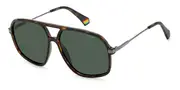 Polaroid PLD 6182/S Polarized 086/UC Men's Sunglasses Tortoiseshell Size 59