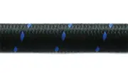 Vibrant 11980B For -10 AN Two-Tone Black/Blue Nylon Braided Flex Hose