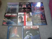 8 VINTAGE STAR TREK CALENDARS 1996, (4) 1997, (3) 1998 7 STILL IN PLASTIC