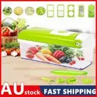 12IN1 A Food Slicer Peeler Nicer Dicer Container Chopper Vegetable Fruit Cutter