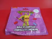 "Build-It Donatello" Teenage Mutant Ninja Turtles Nickelodeon Brick Figure NEW