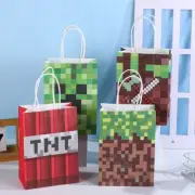 12PC Minecraft Paper Loot Lolly Bag Birthday Party Bag Favour Candy Bag