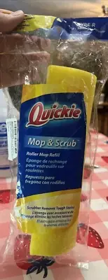 Quickie Mop & Scrub Roller Mop Refill Type R Fits Mop #0572 New in Pack