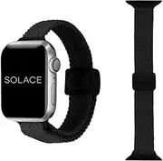 Solace Bands Slim Imperium Adapt Adjustable Nylon Braided Watch Band - Compatible w/ All Apple Watches - Solace Apple Watch Bands for Women & Men - Smart Watches Band Series 10 9 8 7 6 SE 5 4 3 2 1
