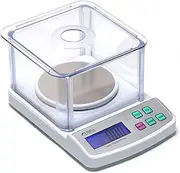 600 g Digital Lab Scale, Piece Counting, Wind Shield, Stainless Steel Pan, Backlit LCD, Multiple Weight Units, Capacity: Max 600 g, Min 0.05 g, Division 0.01 g