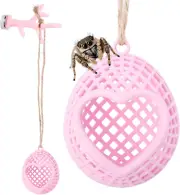 Pink Jumping Spider Hide, Jumping Spider Accessories, Natural Crevice Design for