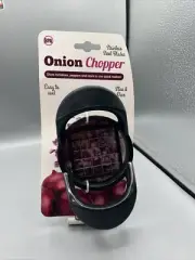 Onion Chopper Non-Slip & Comfortable Grip Dicer BLACK Stainless Steel Blades