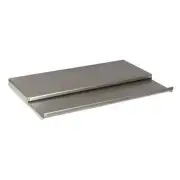 BK Resources BKIB-L-2421 21-1/8"W x 10-3/4"D Underbar Sliding Cover Ice Bin Lid