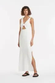 BNWT SIR THE LABEL IVORY ALEXANDRE TIE DRESS - SIZE 0/6 AU/2 US (RRP $390)
