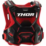 Thor Youth Guardian MX Chest Protector Roost Deflector S/M Small-Medium Red/Blk
