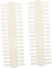 SOESFOUFU 2pcs Nail Polish 72 Tips Display Board Patch Display for Nail Salons Quick Find Practice St