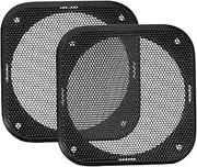 Alipis 2pcs Car Speaker Grill Covers Subwoofer Protection Mesh for Automotive Speakers Easy Installation Fit