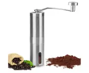Manual coffee grinder, hand coffee grinder made of stainless steel coffee grinder with conical ceramic grinder