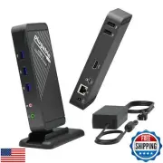 Plugable USB-C Dock with 4K HDMI and 60W Charging, Compatible with Thunderbol
