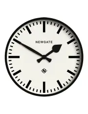 [Newgate] Railway Clock in Black