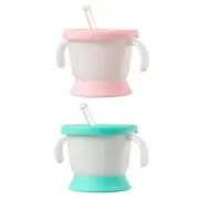Spoutless Transition Cup Training Cup Water Drinking Cup for Toddler 1-6 Year