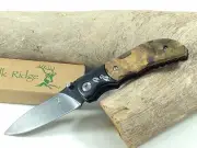 Elk Ridge Camo Handle Liner Lock Folding Blade Hunting Pocket Knife