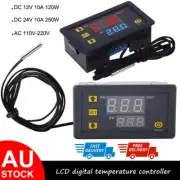 LCD Digital Thermostat Temperature Controller Meter Regulator W3230 DC 12V 24V