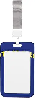Oregon State Flag Print Unisex Badge Holder with Lanyard ID Card Holders for Badges,Compact Lightweight