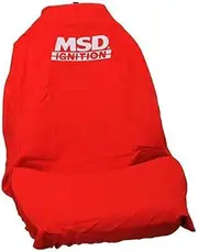 MSD MSD-THROW THROW OVER SEAT COVER RED WITH LOGO FOR BUCKET SEAT
