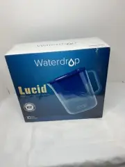 Waterdrop Lucid Pitcher Filtration System, Model WD-PT-07 Light Blue, NEW SEALED