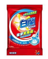 在飛比找Yahoo!奇摩拍賣優惠-【B2百貨】 白蘭洗衣粉-強效潔淨(4.25kg) 4710