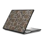 MacBook Pro 16-inch (M1 - M4) Impact Case Brown Heart Snake Print